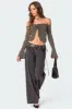 Ilana Gathered Front Top sold by Edikted