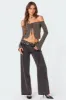 Ilana Gathered Front Top sold by Edikted