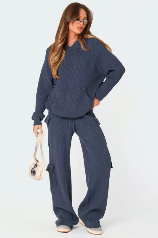 Wynter Knit Cargo Pants sold by Edikted