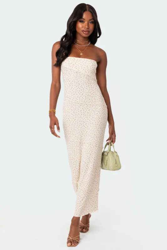 Lynn Ribbed Maxi Dress made by Edikted
