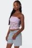 Ballet Sheer Lace Tube Top sold by Edikted