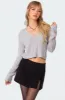 Elliot Cable Knit Cardigan sold by Edikted