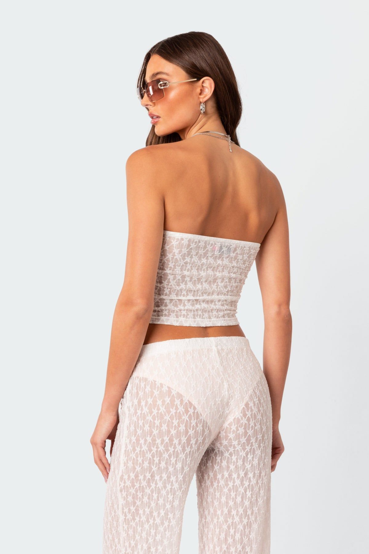 Starstruck Sheer Tube Top sold by Edikted product image thumbnail 5