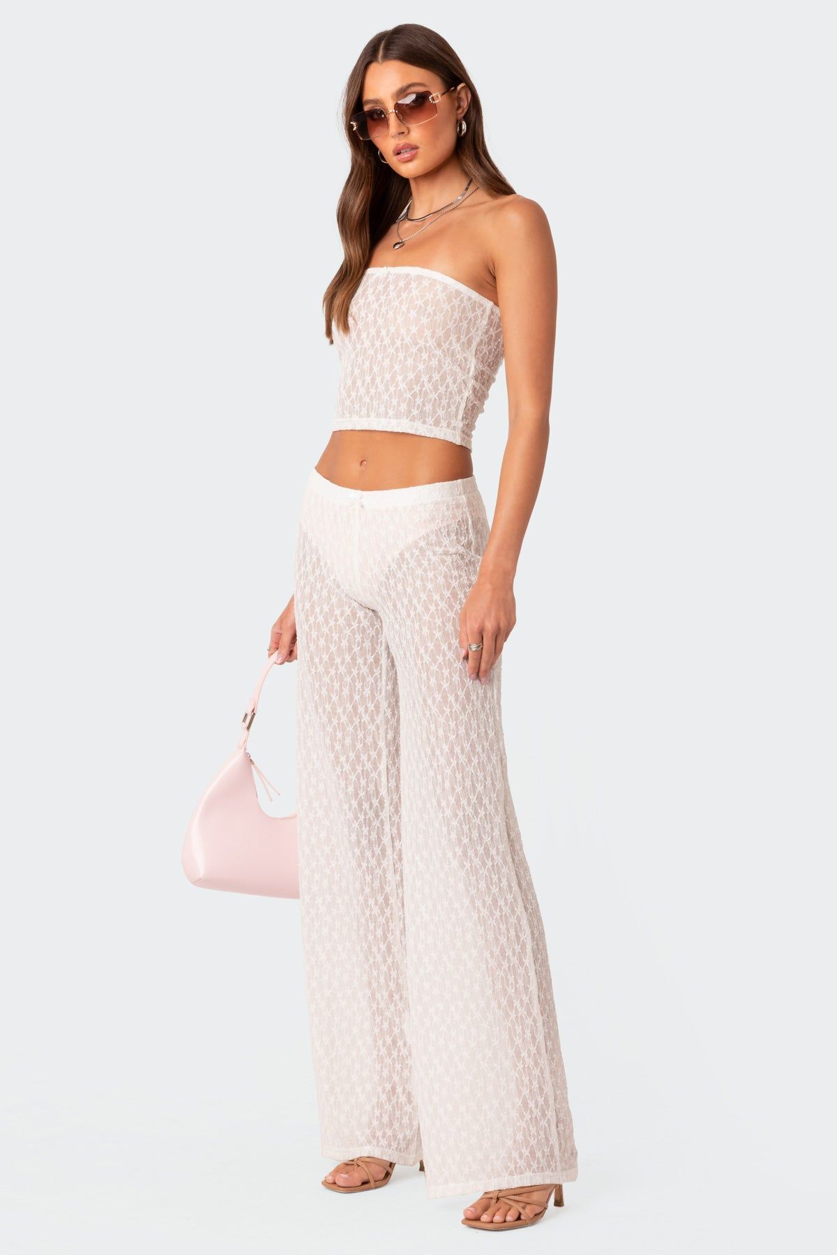 Starstruck Sheer Tube Top sold by Edikted product image thumbnail 3