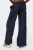 Bristol Linen Look Cargo Pants sold by Edikted