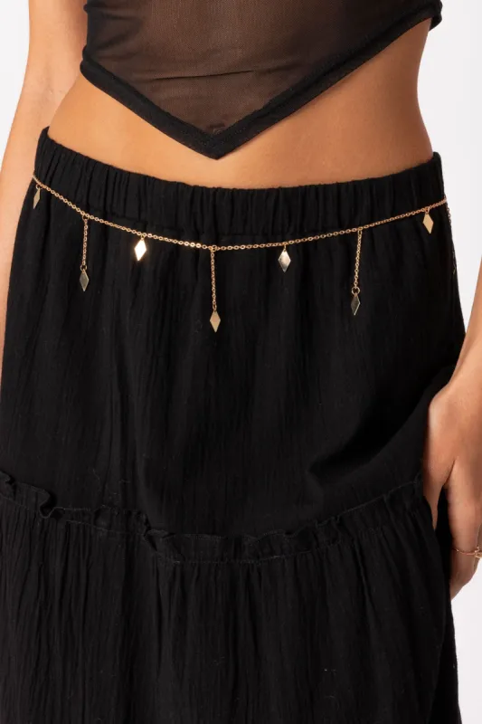 Triangle Drop Belly Chain sold by Edikted
