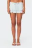 Delia Ruffled Terry Mini Skort sold by Edikted