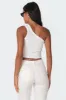 Muse Ribbed One-Shoulder Top sold by Edikted