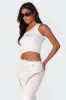 Muse Ribbed One-Shoulder Top sold by Edikted