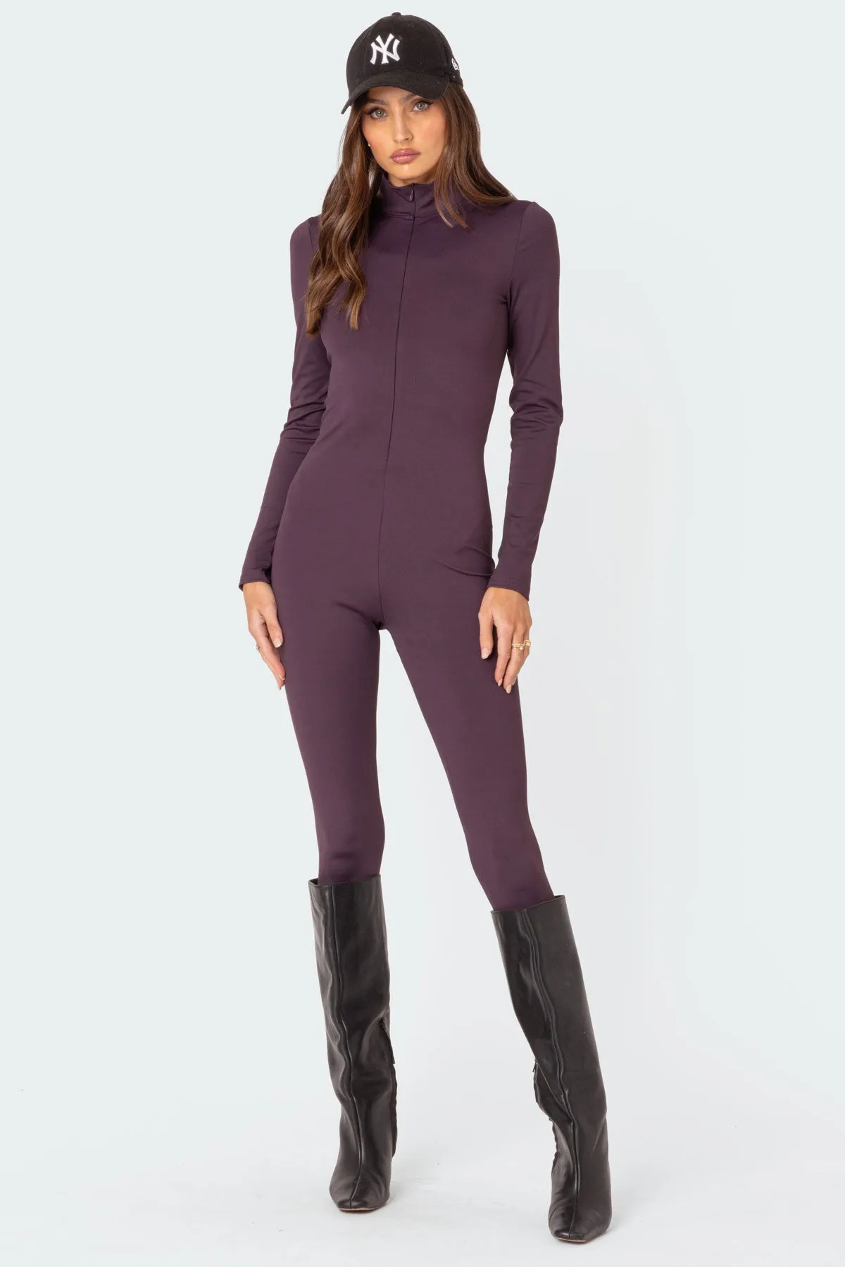 She'S Snatched High Neck Jumpsuit sold by Edikted product image thumbnail 2