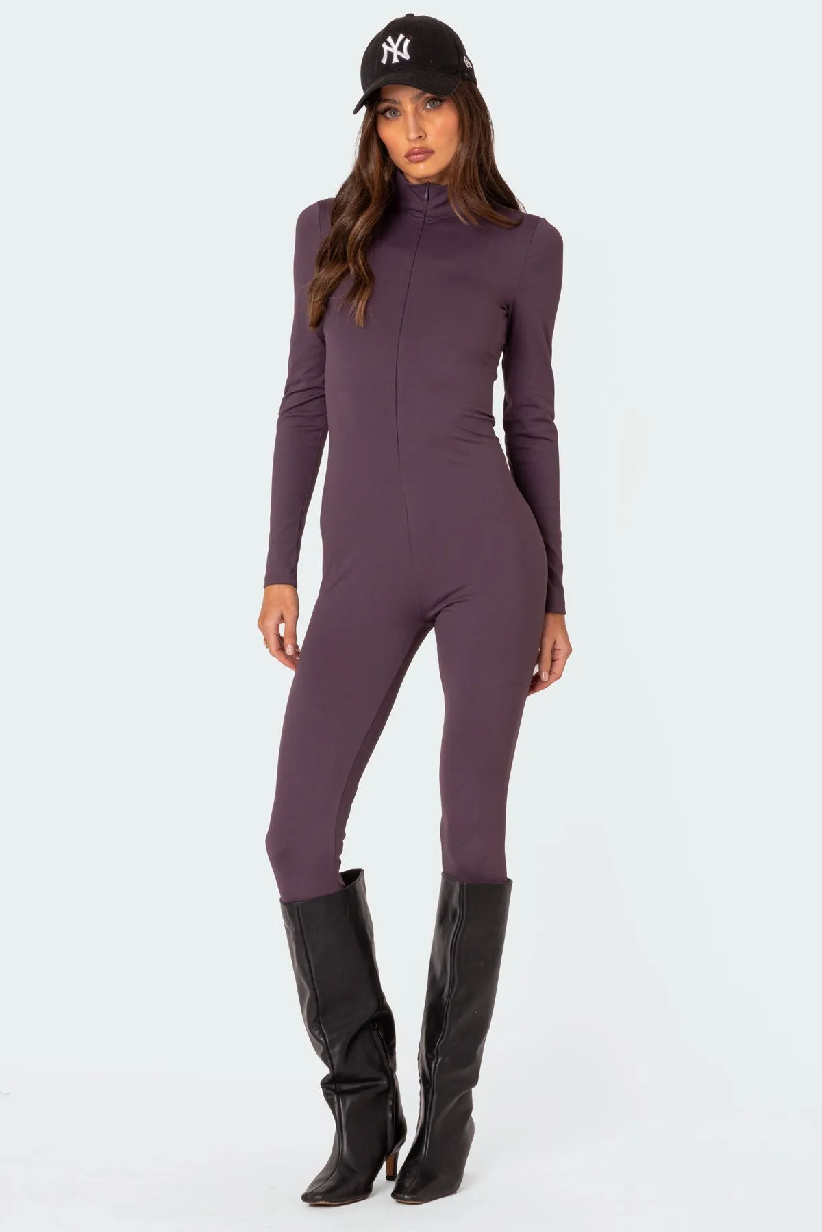 She'S Snatched High Neck Jumpsuit sold by Edikted product image thumbnail 3