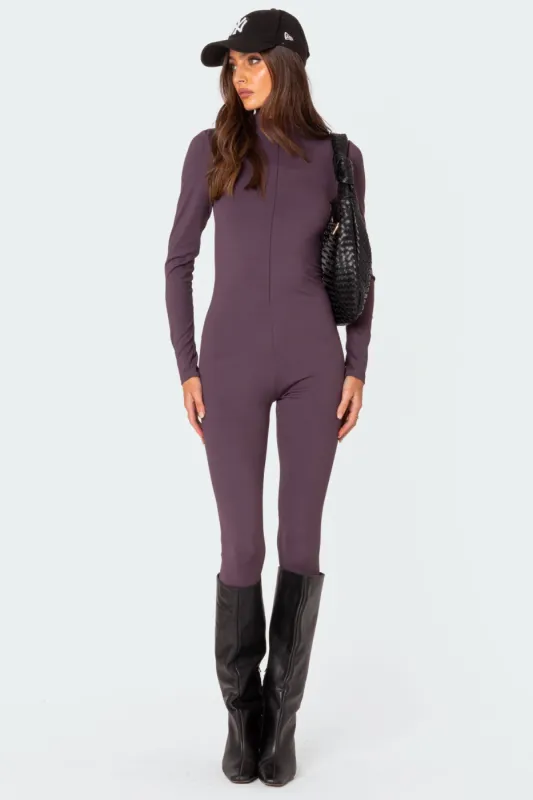 She'S Snatched High Neck Jumpsuit sold by Edikted