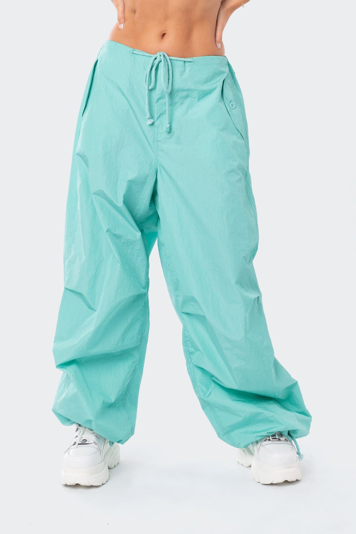 Rian Nylon Cargo Pants sold by Edikted product image thumbnail 2