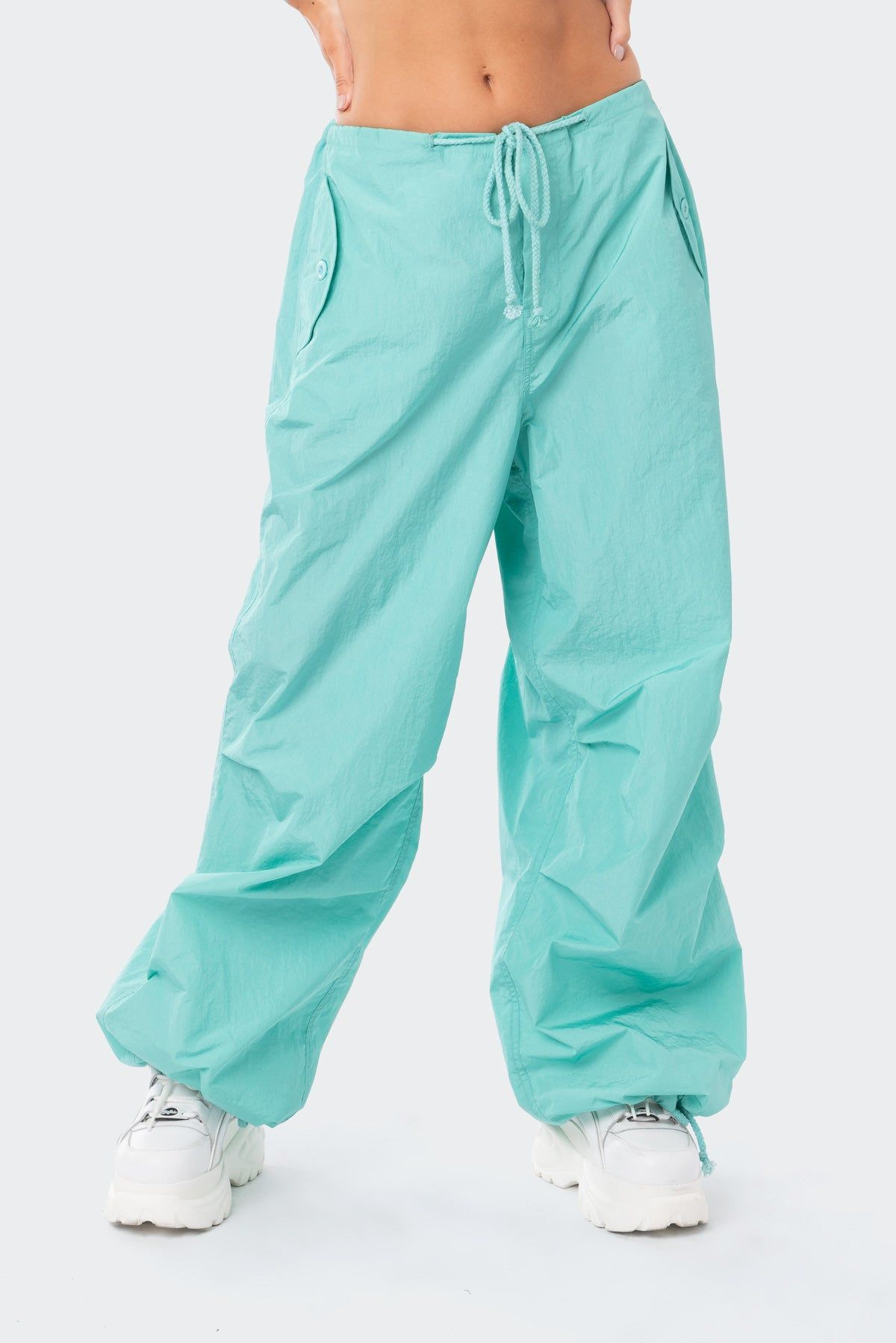 Rian Nylon Cargo Pants sold by Edikted product image thumbnail 3