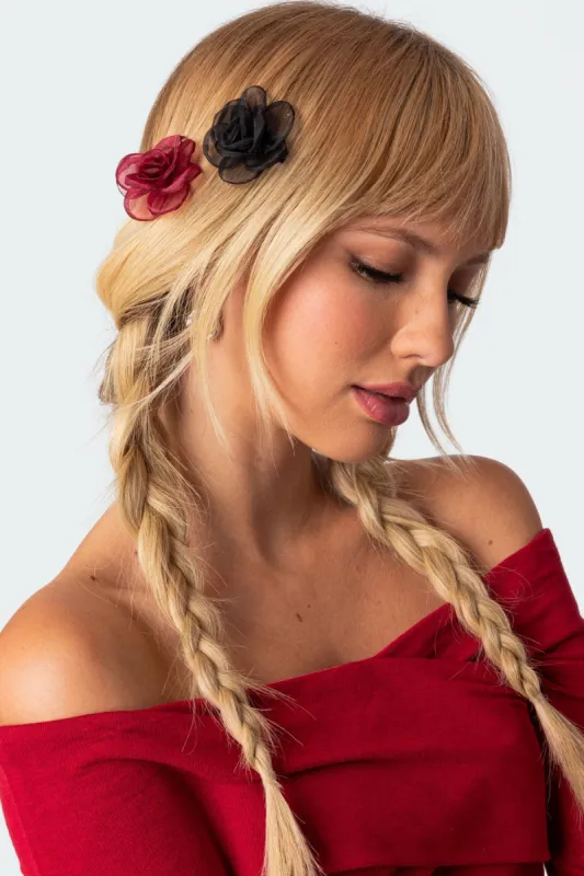 Fleur Hair Clip Pack sold by Edikted