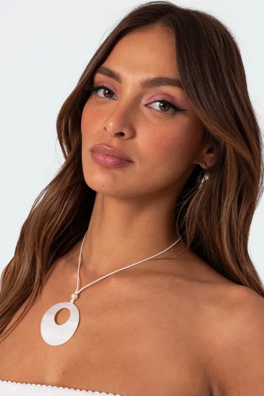 Sunshine Pendant String Necklace sold by Edikted