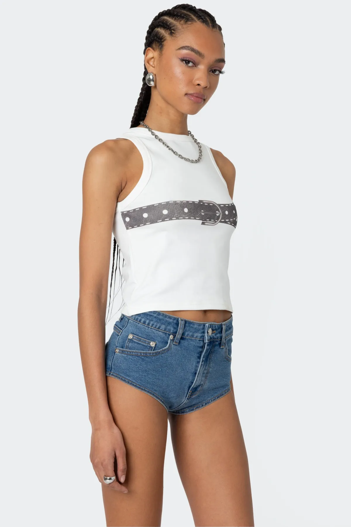 Buckled Up Tank Top sold by Edikted product image thumbnail 3