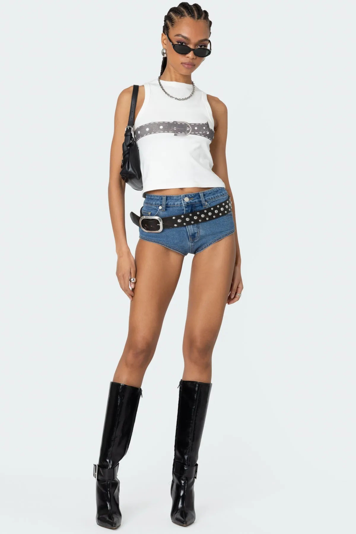 Buckled Up Tank Top sold by Edikted product image thumbnail 2