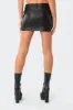 Maya Faux Leather Mini Skirt sold by Edikted