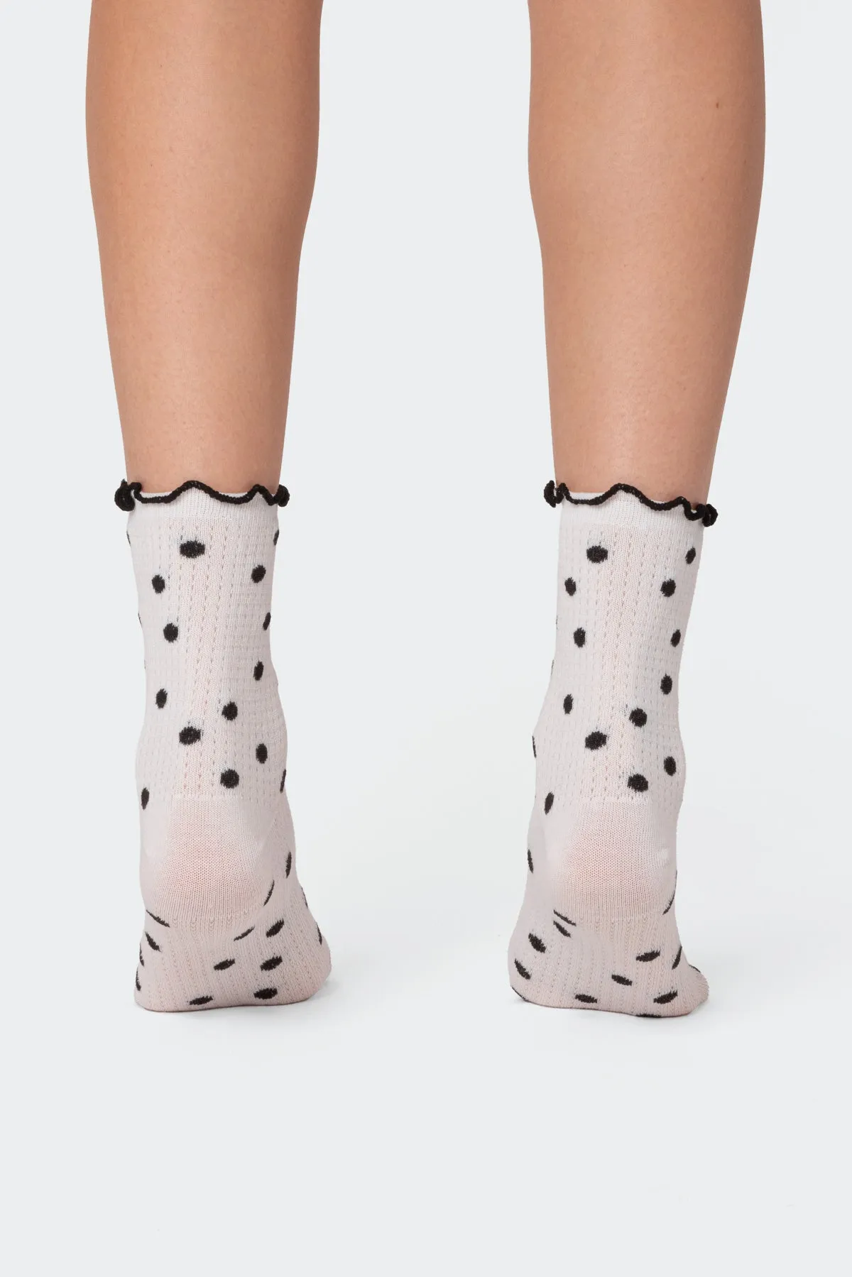 Polka Dot Frill Socks sold by Edikted product image thumbnail 4