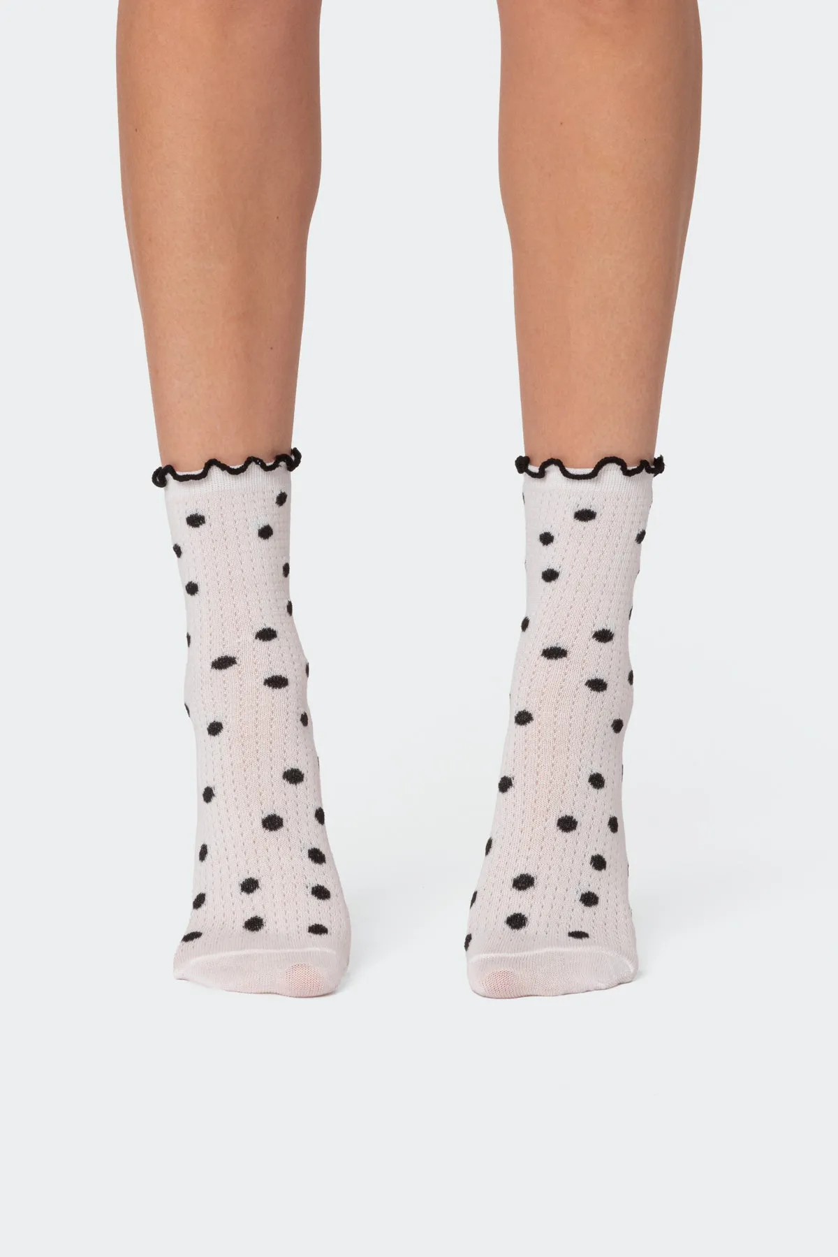 Polka Dot Frill Socks sold by Edikted product image thumbnail 3