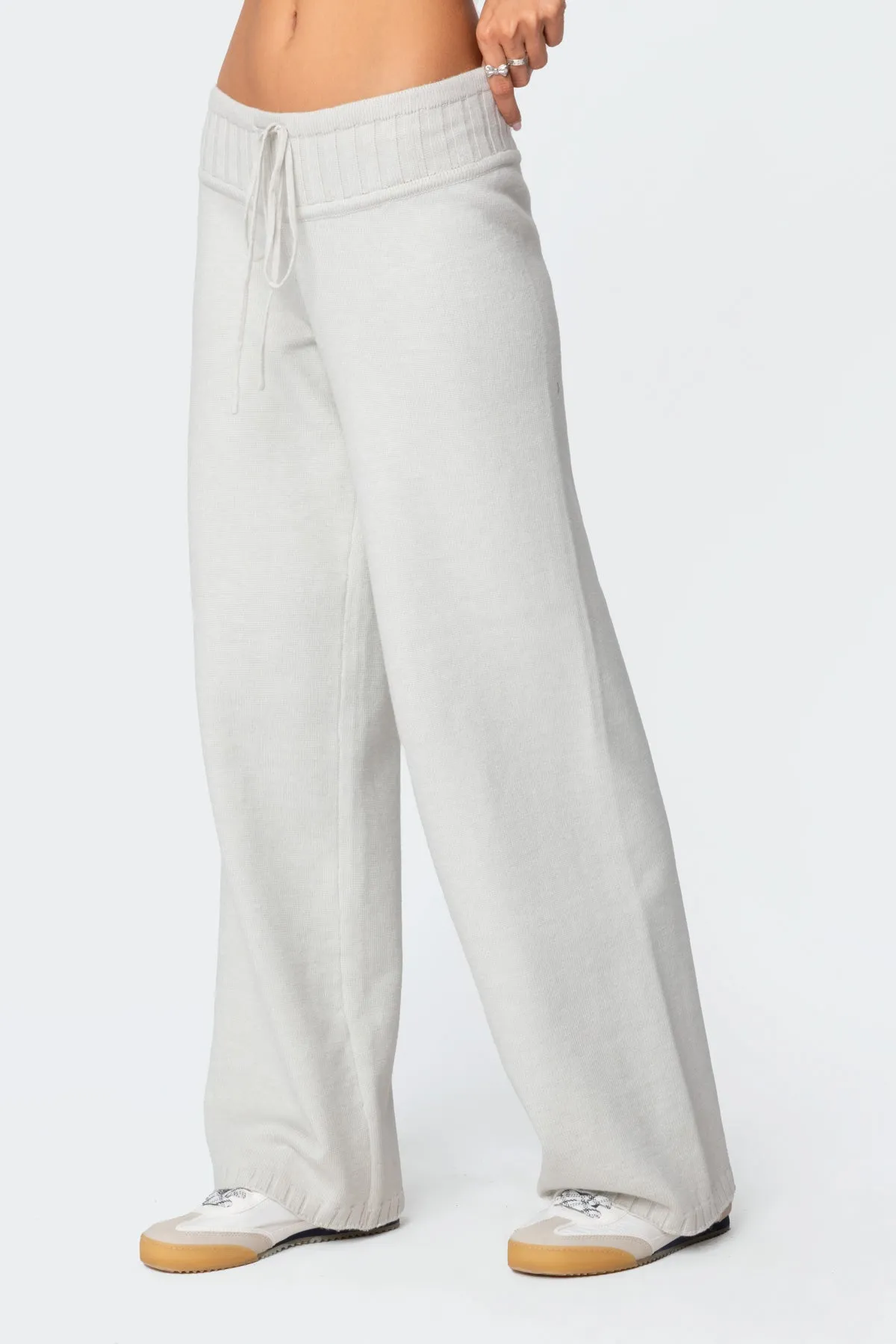 Russell Straight Leg Knit Pants sold by Edikted product image thumbnail 4
