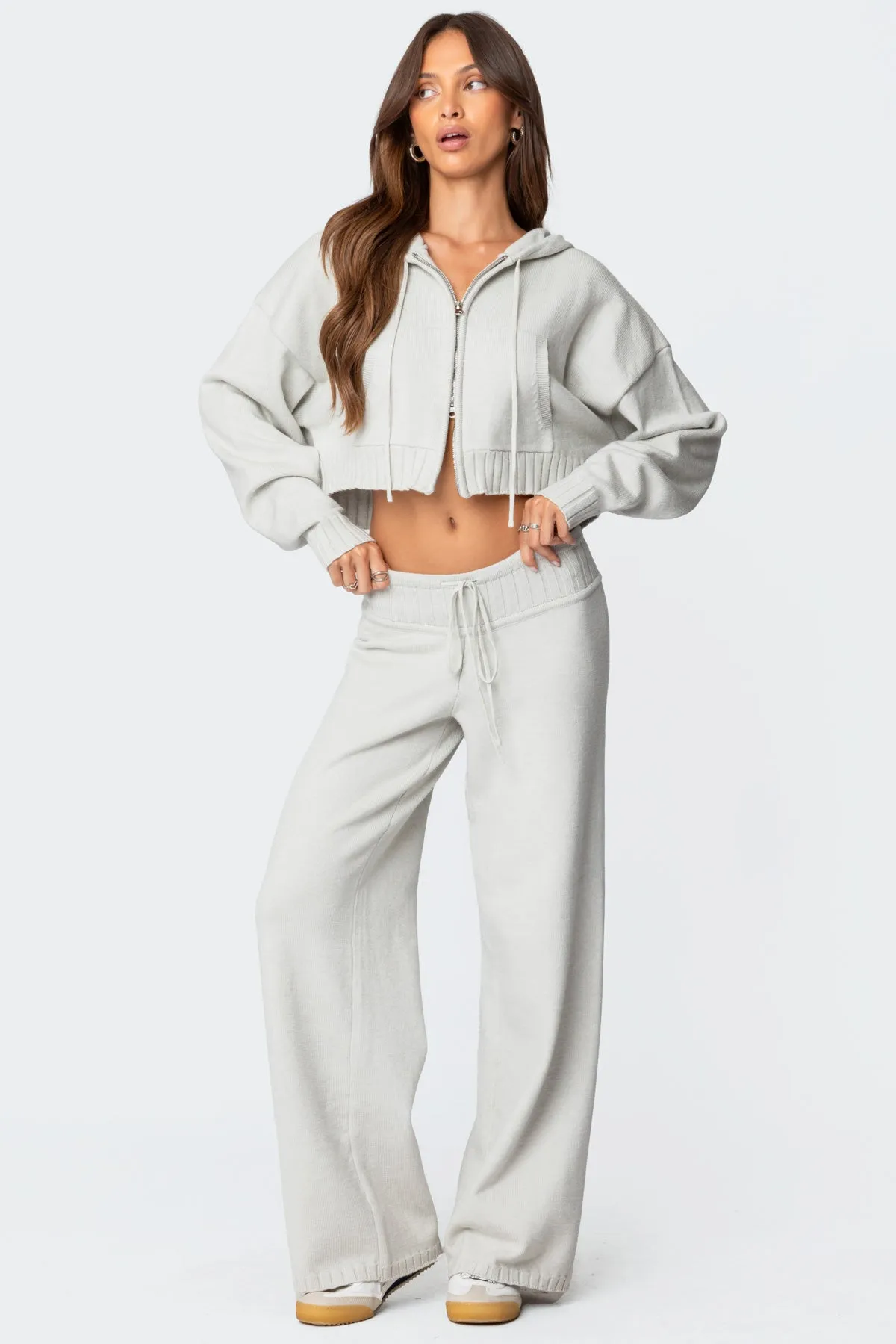 Russell Straight Leg Knit Pants sold by Edikted product image thumbnail 3