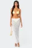 Oceana Sheer Lace Maxi Skirt sold by Edikted