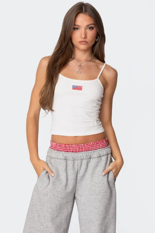 USA Tank Top sold by Edikted