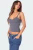 Amilia Lace Trim Tank Top sold by Edikted