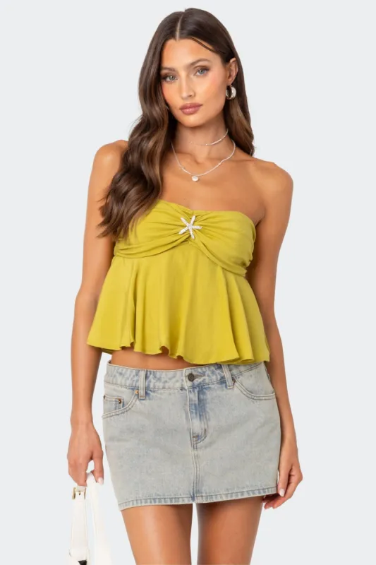 Starfish Strapless Top sold by Edikted