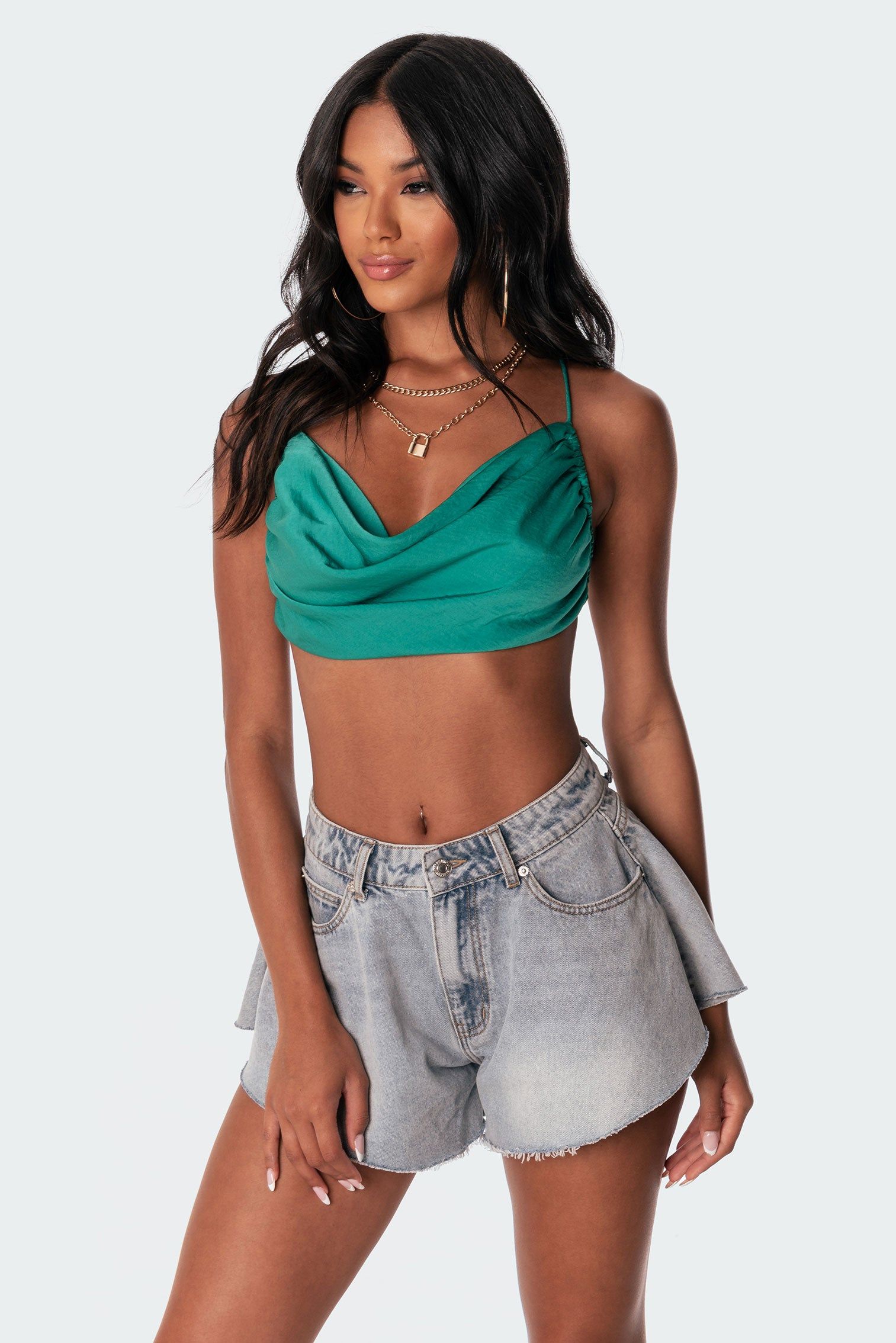 Jordyn Open Back Crop Top sold by Edikted product image thumbnail 5