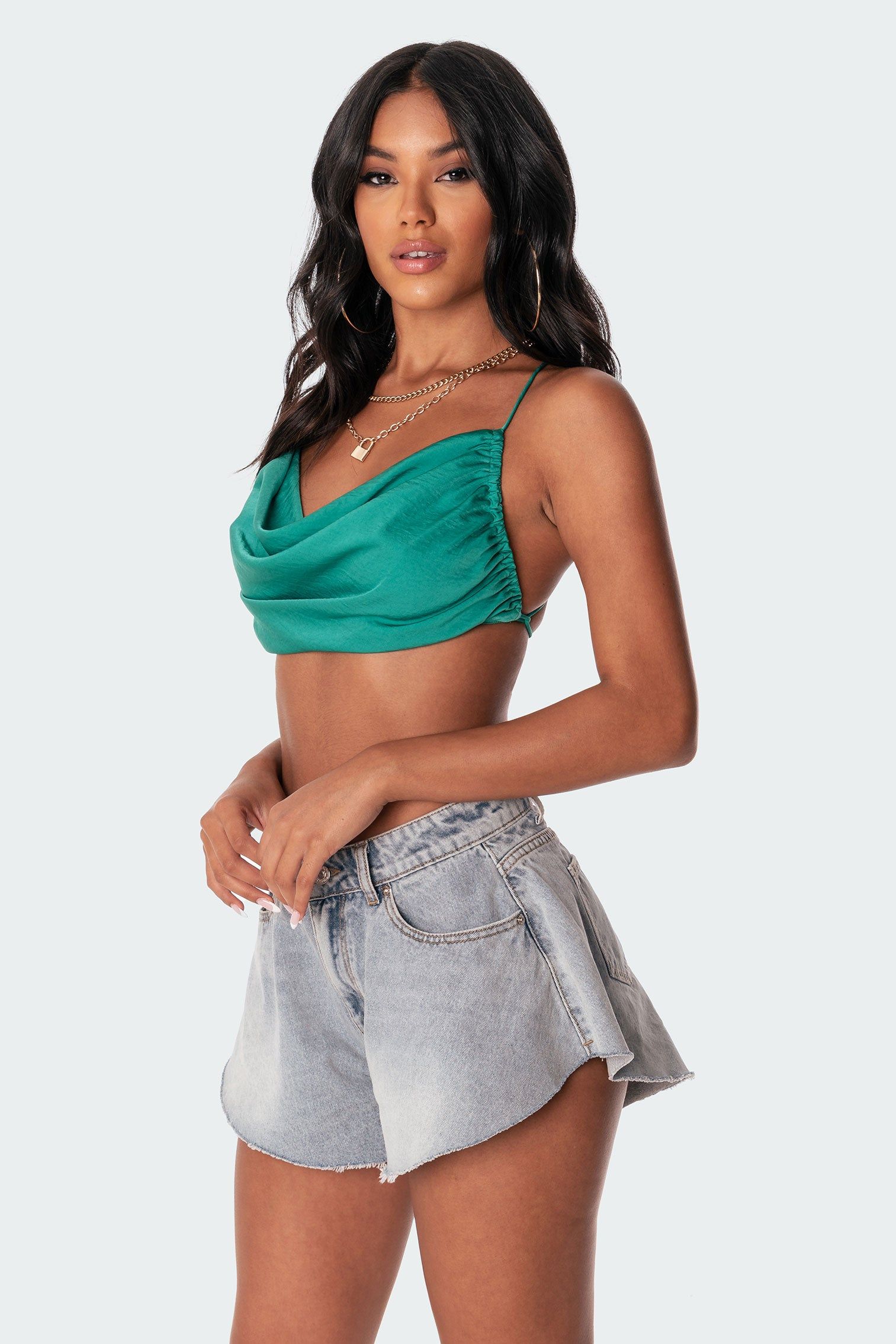 Jordyn Open Back Crop Top sold by Edikted product image thumbnail 2