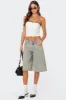 Built In Bra Waffle Tube Top sold by Edikted