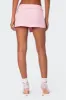 Selena Asymmetric Wrap Mini Skirt sold by Edikted
