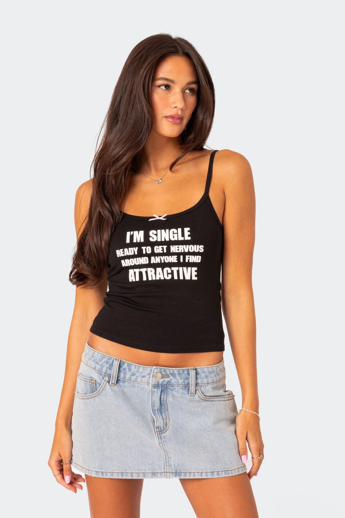 I'M Single Tank Top sold by Edikted product image thumbnail 2