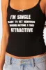 I'M Single Tank Top sold by Edikted