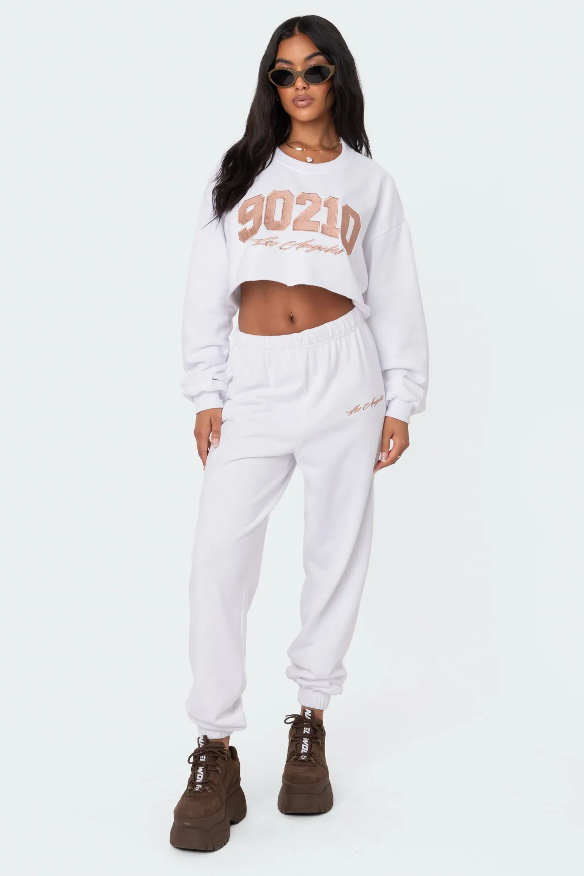 Adora Cropped Sweatshirt sold by Edikted product image thumbnail 2