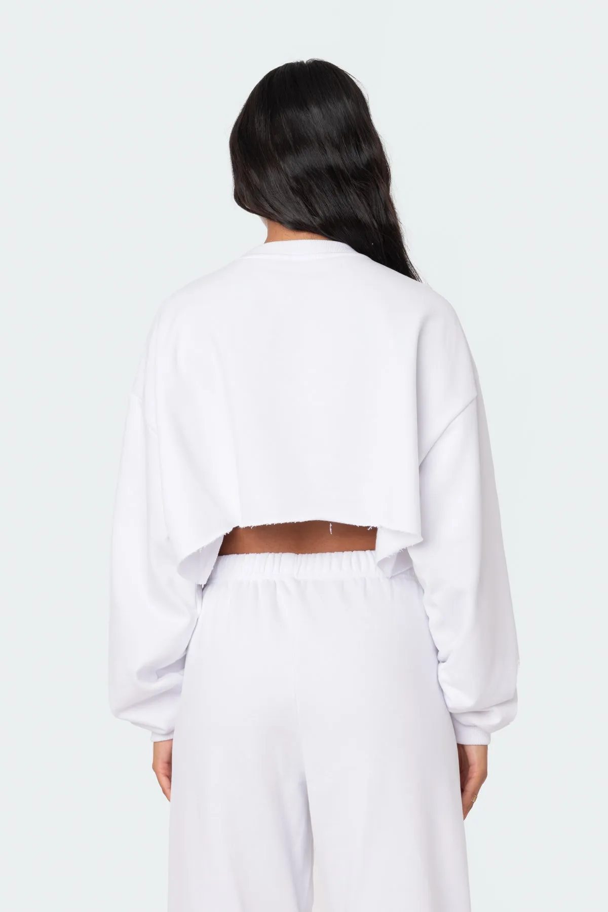 Adora Cropped Sweatshirt sold by Edikted product image thumbnail 5