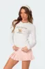Busy Ignoring Long Sleeve T Shirt sold by Edikted