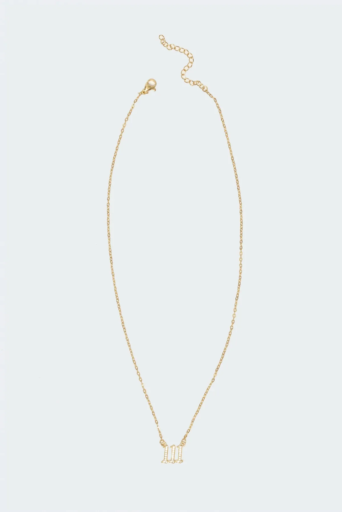 Angel Number Necklace sold by Edikted product image thumbnail 2