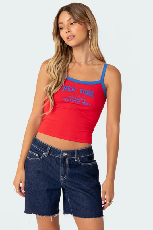 New York Tank Top sold by Edikted