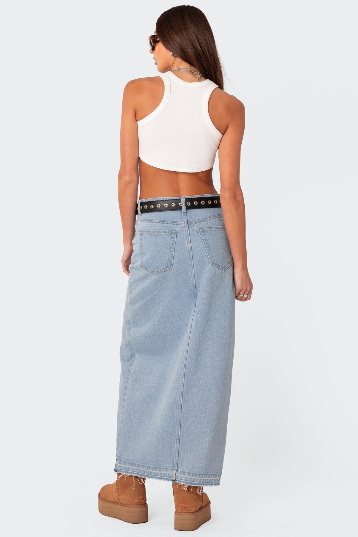 Rising Star Ribbed Tank Top sold by Edikted product image thumbnail 4