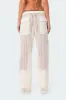 Ines Crochet Low Rise Cargo Pants sold by Edikted