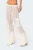 Ines Crochet Low Rise Cargo Pants sold by Edikted