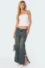 Bow Slitted Vintage Washed Jeans sold by Edikted
