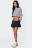 Stripey Cropped Long Sleeve T Shirt sold by Edikted