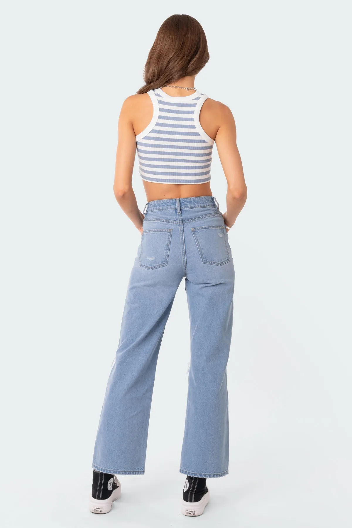 Lori High-Rise Wide Leg Jeans sold by Edikted product image thumbnail 5