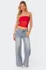 Celestia Sheer Mesh Tube Top sold by Edikted