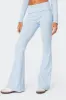 Coffee Break Ribbed Flare Leggings sold by Edikted